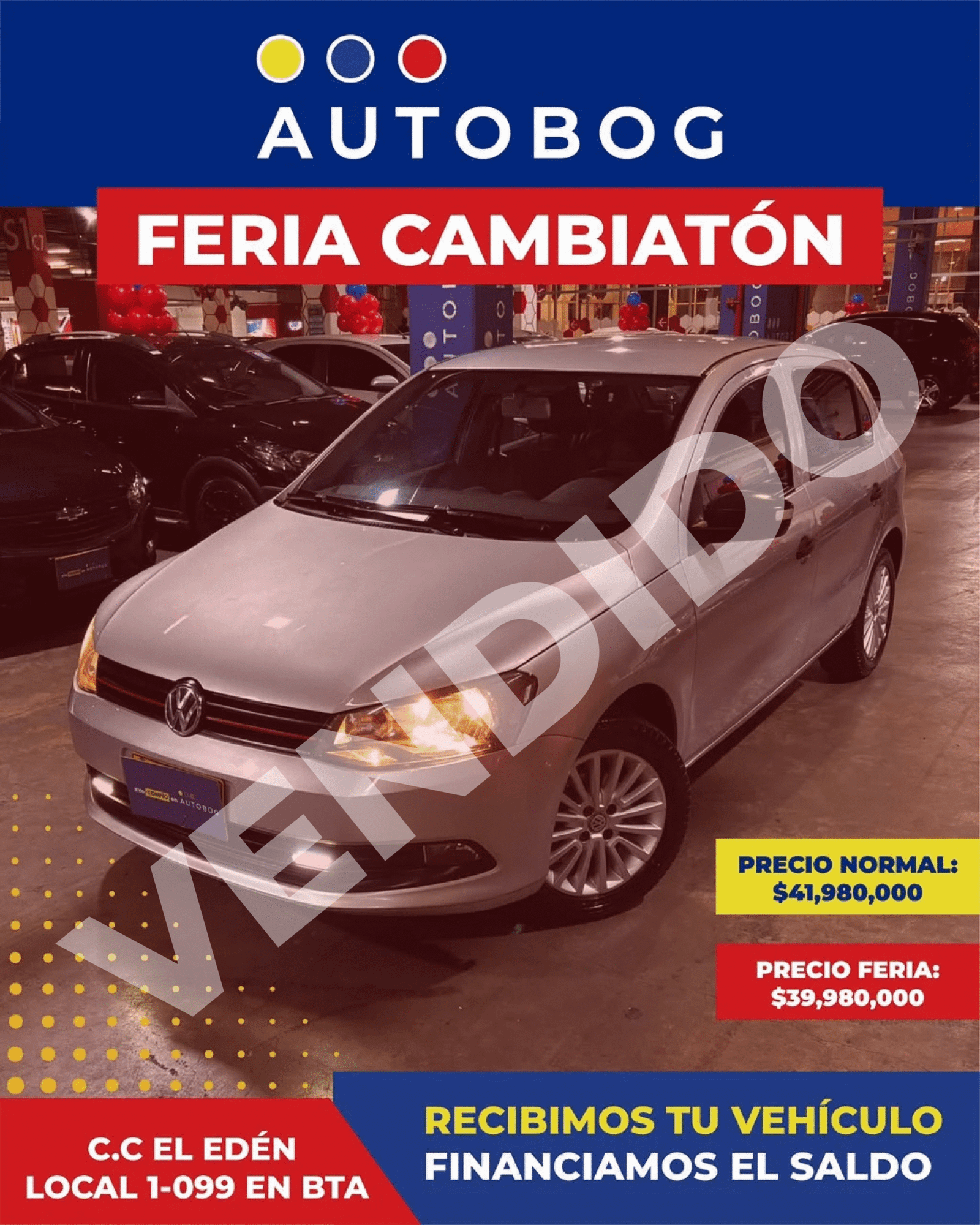 Volkswagen Gol Trendline<br>2015<br> $41,980.000