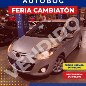Mazda 2 Hatchback<BR>2015<BR>$45.980.000