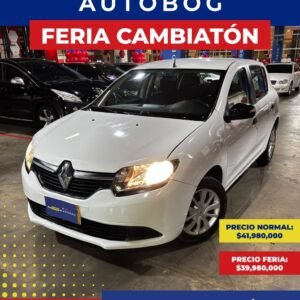 Renault Sandero Authentique<br>2019<br>$41.980.000