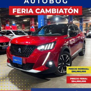 Peugeot 2008 Gt line Año<br>2022<br>$86.980.000